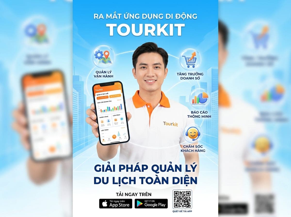 Ra mắt ứng dụng di động TOURKIT - Giải pháp quản lý du lịch toàn diện